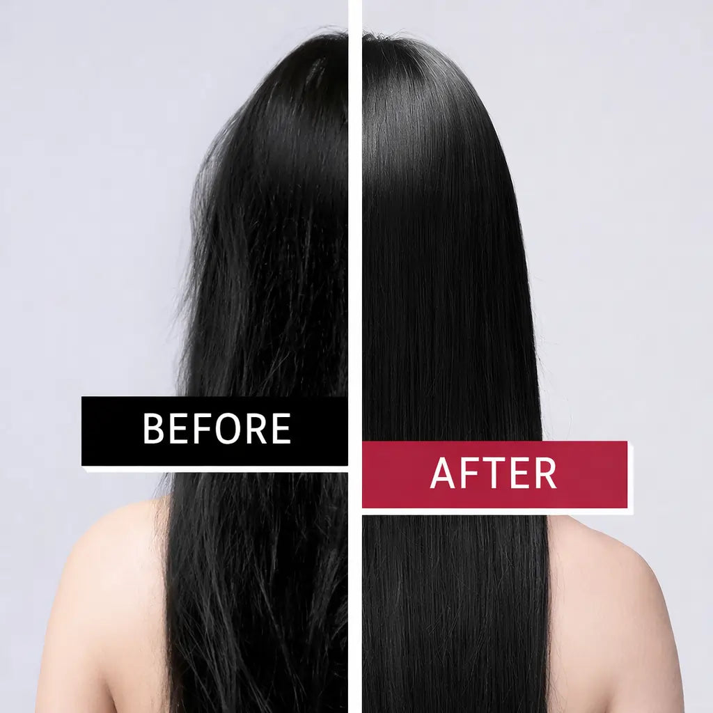 Fino Premium Touch Hair Mask before and after effects