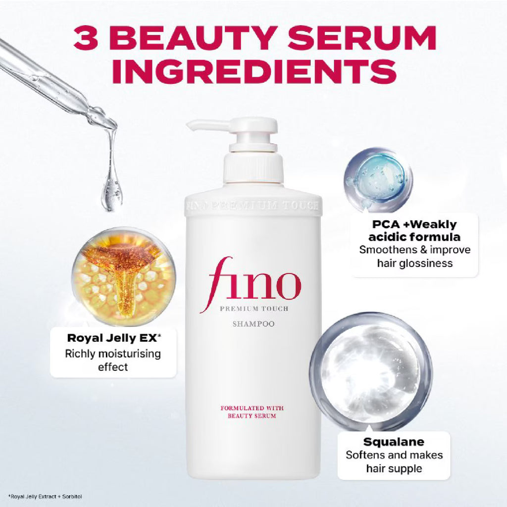 Fino Premium Touch Moist Shampoo 550ml